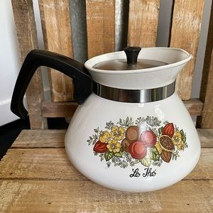 Corning Ware Spice of Life “Le The” 6 Cup Teapot